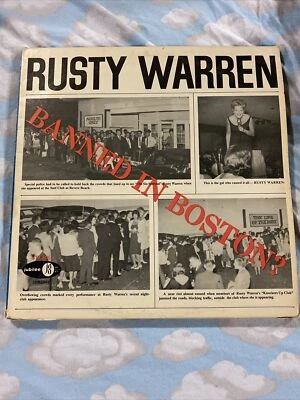 Rusty Warren - Banned In Boston? - 1963 Jubilee JGM 2049 Vinyl Record Foto 1 de 4