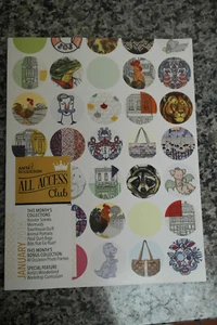 Anita Goodesign ALL ACCESS VIP Club JANUARY 2016 Embroidery CD and Paper Book - Picture 1 of 3
