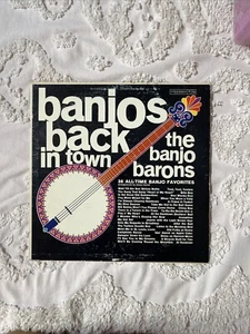 Banjo Barons Banjos Back In Town LP VG+ CL 1581 6 Eye Mono Vinyl Record Columbia - Foto 1 di 9
