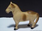Cast Iron Horse Still Bank Standing Brown Pony Tan Small Colt Workhorse Old Vtg