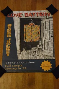 Love Battery "Nehru Jacket" 1994 Original Promo Store Poster 18 x 24 - Bild 1 von 6