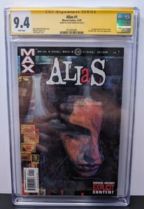 Alias #1 CGC 9.4 Signature Series David Mack 1st Appearance Jessica Jones MAX - Bild 1 von 2