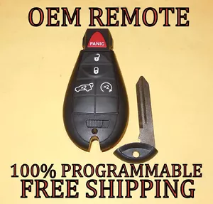 OEM DODGE DURANGO KEYLESS GO REMOTE FOB PROXIMITY FOBIK IYZ-C01C 05026538 AH AE - Picture 1 of 2
