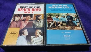 Best of the Beach Boys Vol. 1 &2 Audio Cassettes Pre-Owned Very NICE! - Picture 1 of 3