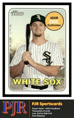 2018 Topps Heritage #570 Adam Engel Chicago White Sox  EXTRA 35% OFF 4+ - Image 1 of 2
