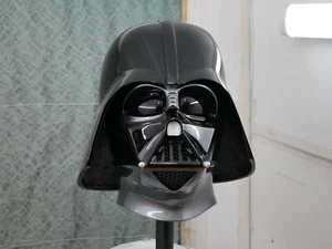 STAR WARS DARTH VADER HELM ORIGINAL FILM PROP SKULPTUR COSPLAY ESB SCIFI NEU - Bild 1 von 7