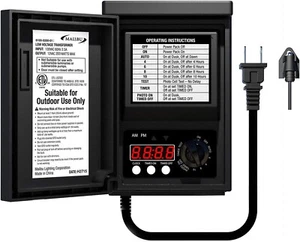 Low Voltage 200W Transformer Outdoor Power Pack with Photo Sensor - Picture 1 of 9