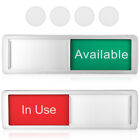  2 Pcs Use Sign Acrylic Office Occupied for The Bathroom Door Signs Indicator