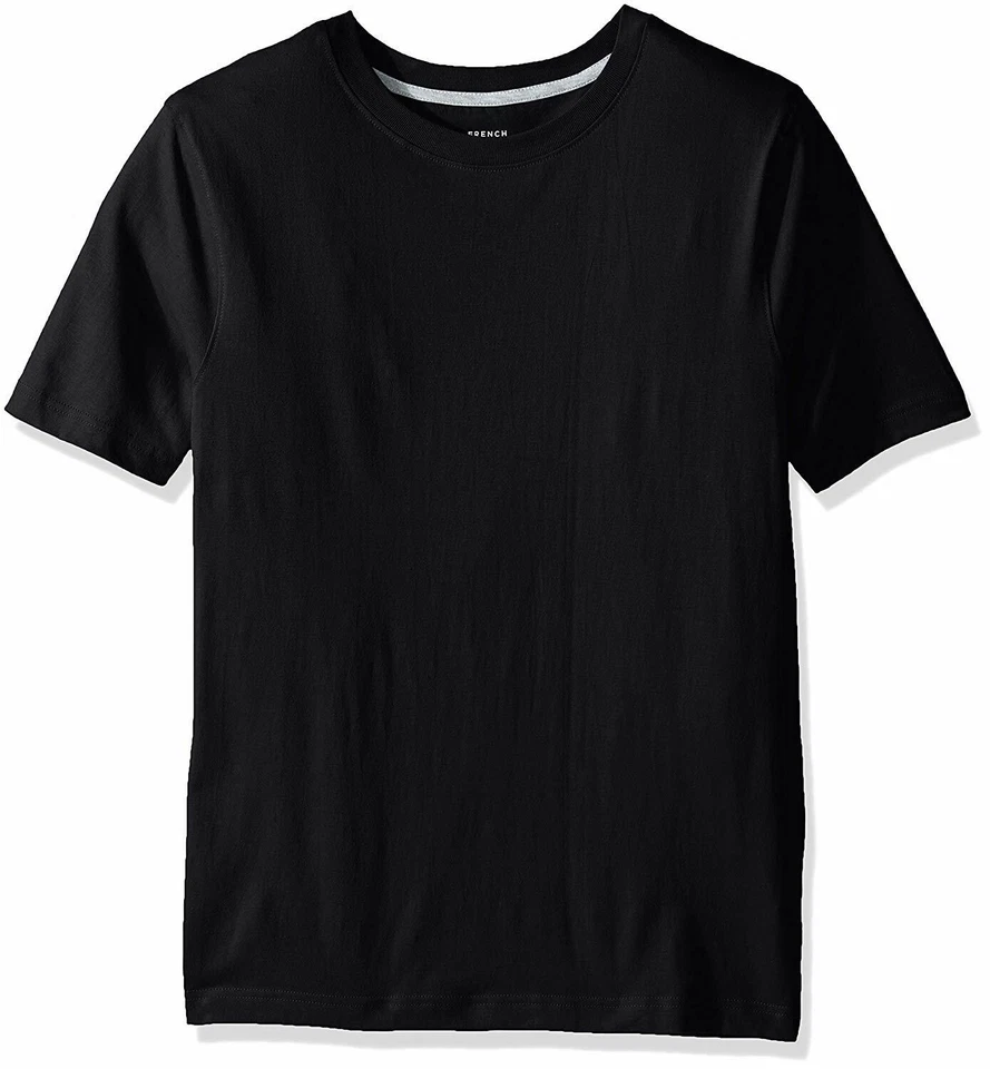 French Toast Mens' Short Sleeve Crew Neck Tee Shirt. Black, Large - Image 1 of 1