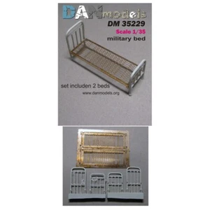 Dan Models 35229 Scale kit 1:35 Army Bed Set of 2pcs Material Resin Photoetched - Picture 1 of 6