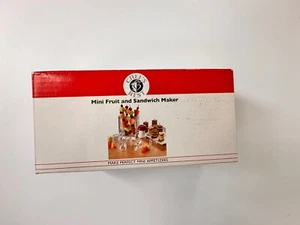Mini macchina per frutta e panini ~ Chef's Best ~ Rendi perfetti mini antipasti ~ Nuovo aperto Bx - Foto 1 di 6