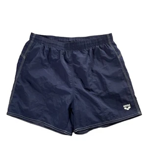 Costume da Bagno ARENA da Mare Vintage Usato Blu Scuro Uomo Boxer - Taglia XXL - Foto 1 di 5