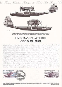 Document Philatélique 1er Jour : 44 1982 Croix du Sud Hydravion Late 300 - Imagen 1 de 1
