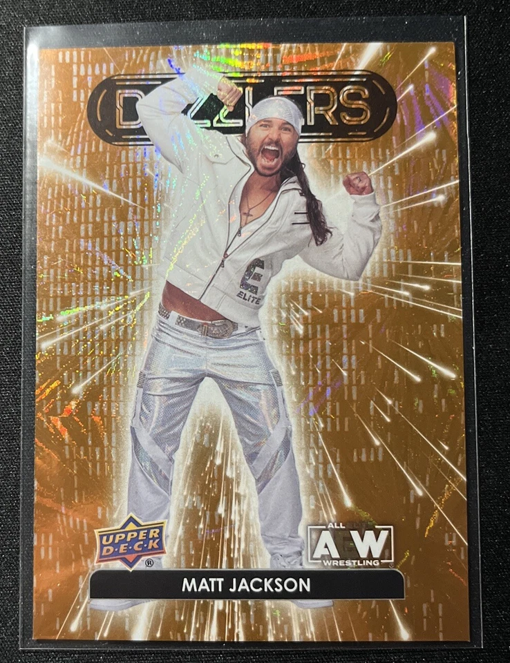 2023 Upper Deck AEW Matt Jackson Orange Dazzlers DZ-23 - Image 1 of 2