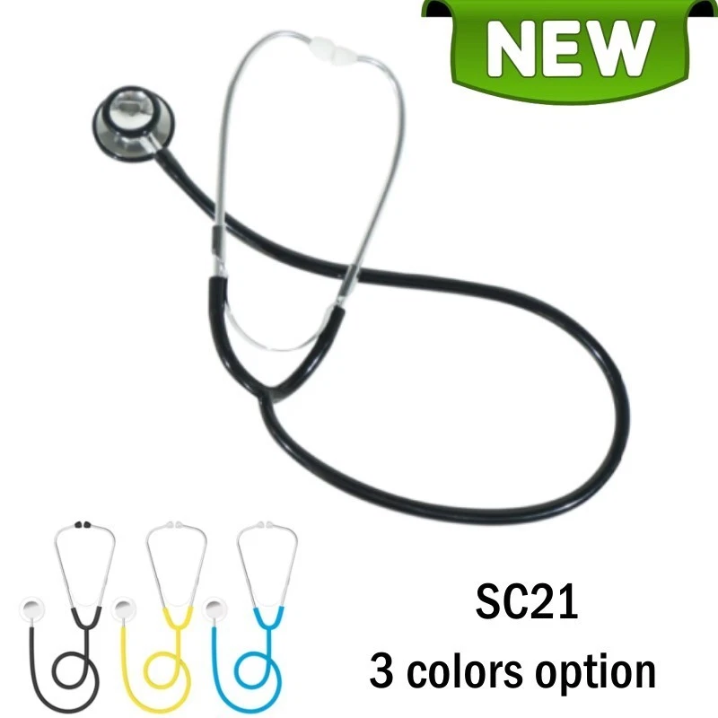 CONTEC SC21 Stethoskop mit zwei Köpfen, Bruststück aus Aluminiumlegierung - Bild 1 von 4