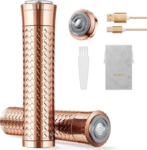 BLIBEE Gesichts-Haarentfernung Wiederaufladbarer Elektrischer Rasierer (Gold) - Bild 1 von 7