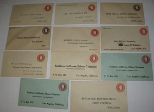 11 Geschäftsumschläge frankiert 2/3ct 1924-35' Los Angeles, Boston, Ohio, San Fran - Bild 1 von 8