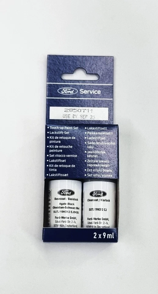 (1075€/1L) Original Ford Lackstift Obsidian schwarz Metallic Lack 2850711 - Bild 1 von 1