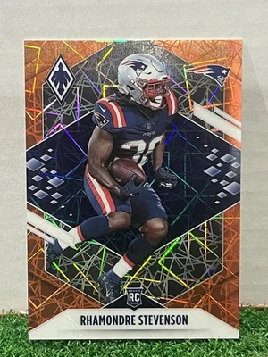 Rhamondre Stevenson 2021 Phoenix Orange Lazer Rookie /99 #133 Patriots - Image 1 of 3