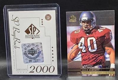 1999 SP Authentic Buyback Auto /204 Mike Alstott (1998 SP Authentic) #120 Auto  - Image 1 of 4
