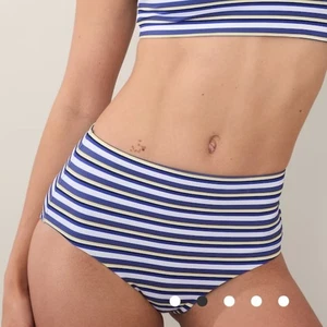 Athleta High Waist Swim Bottom Amelia Stripe - Size Small - Picture 1 of 8