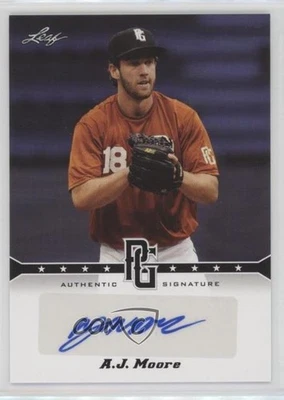 2013 Leaf Perfect Game Showcase Auto AJ Moore #A-AJM Auto - Image 1 of 2
