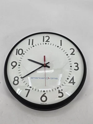 "Reloj AllSync Plus 120V superficie redonda 15"" (acero negro, esfera 04) Foto 1 de 4