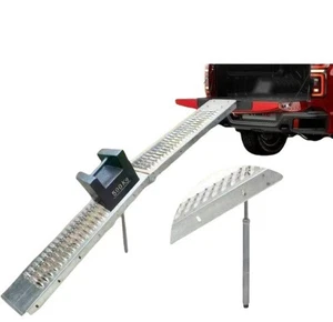 Heavy Duty Folding Motorcycle Ramp – 500kg Capacity Aluminium Bike Loading Ramp - Picture 1 of 6