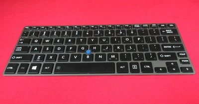 ОРИГИНАЛЬНАЯ ЧЕРНАЯ КЛАВИАТУРА TOSHIBA США G83C000G35US P000640520 - Изображение 1 из 3