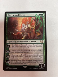 Wrenn and Seven Commander: Duskmourn: House of Horror Mythic #207 - Foto 1 di 1