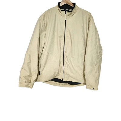 Chaqueta Devon & Jones Para Hombre Talla XL Beige Forrada Ligera Bolsillos con Cremallera Nueva Sin Etiquetas  Foto 1 de 4