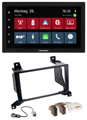 Blaupunkt MP3 Bluetooth DAB 2DIN USB Autoradio für Hyundai Santa Fe CM 09-12 - Bild 1 von 4