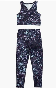Kids' Sports Bra & Leggings Set Z by Zella Girl Size L (10/12) New - Picture 1 of 3