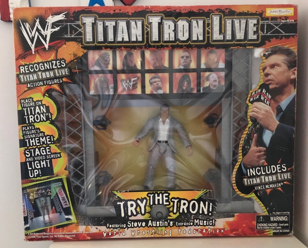 WWF WWE Titan Tron Live ビンス・マクマホン 1999 WWF Jakks Pacific