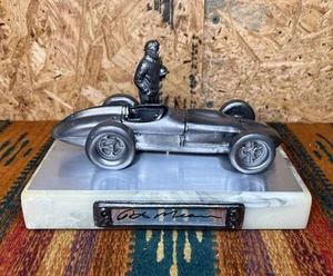 Rick Mears signierter Indy Racing Rennwagen Michael Ricker Zinn Statue 382/500 RAR - Bild 1 von 12
