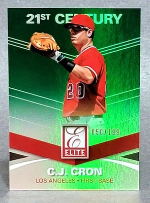 2015 Panini Elite 21st Century #127 C.J. Cron 50/199 - Image 1 of 2