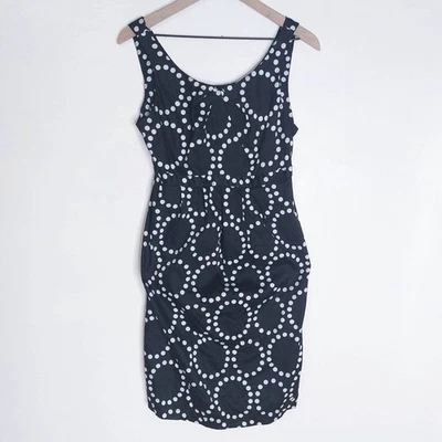 Motherhood Maternity Black White Polka Dot Sleeveless Dress Small - Image 1 of 4