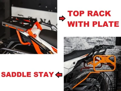 Combo de soporte superior con placa y sillín apto para KTM 390 ADVENTURE R (2025) Foto 1 de 3
