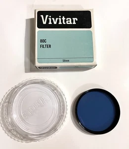 VIVITAR 58mm Filter 80C JAPAN with Case and Box - Picture 1 of 9