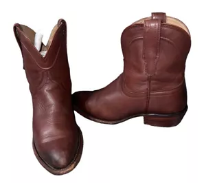 TECOVAS THE PENNY WOMENS CALFSKIN SHORT WESTERN BOOTS SIZE 7.5B - Picture 1 of 10