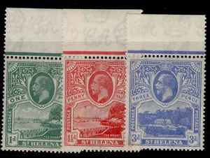 ST. HELENA GV SG89-91, 1922 WMK MULT SCRIPT set, NH MINT. Cat £35. - Picture 1 of 1