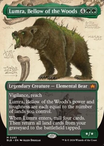 Lumra, soffietto del bosco senza bordi FOIL #293 | BLB Bloomburrow | MTG - Foto 1 di 1