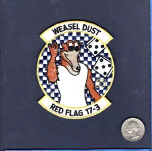 55th FS SHOOTERS Red Flag 2017 USAF F-16 FALCON Wild Weasel Squadron Patch +V - Picture 1 of 1