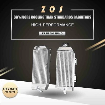 Radiador para motocicleta YAMAHA YZ426F YZ450F WR426F WR450F 00-05 alumínio 2 fileiras - Imagem 1 de 4