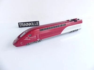 MEHANO FALSCHER MOTOR (OHNE MOTOR) TGV THALYS GELBE BELEUCHTUNG: ROT - Bild 1 von 4