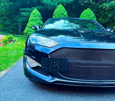 Front Bumper Tow Hook License Plate Bracket For Hyundai Genesis Coupe 2010-2016 - Image 1 of 4