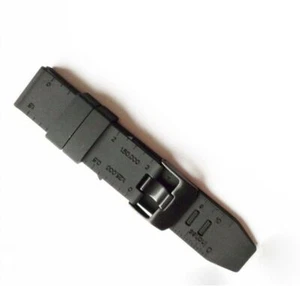 23MM Watch Wrist Black Rubber Strap Waterproof For LUMINOX RECON COLORMARK Band - Picture 1 of 6