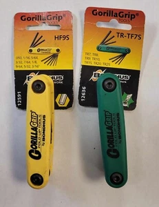 Bondhus Gorilla Grip Hex Fold Up SAE/Torx Wrench Sets - Lot of 2 - Picture 1 of 2