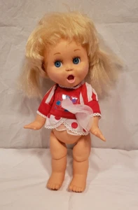Vintage Galoob Baby Face "So Surprised Suzie" Doll in Original Shirt, Move-able - Picture 1 of 17