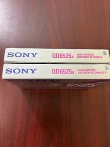 NEW Sony QD6525 (DC-6525) QIC-525MB Data Cartridges - 2/Pack Sealed. - Picture 1 of 3